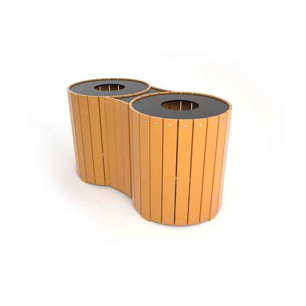 32 gal. Round Trash Can